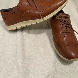 Cole Haan Women’s Tan Leather Oxfords